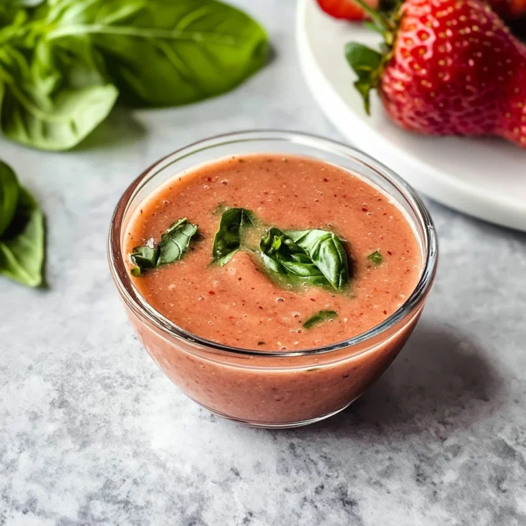 Strawberry Basil Dressing