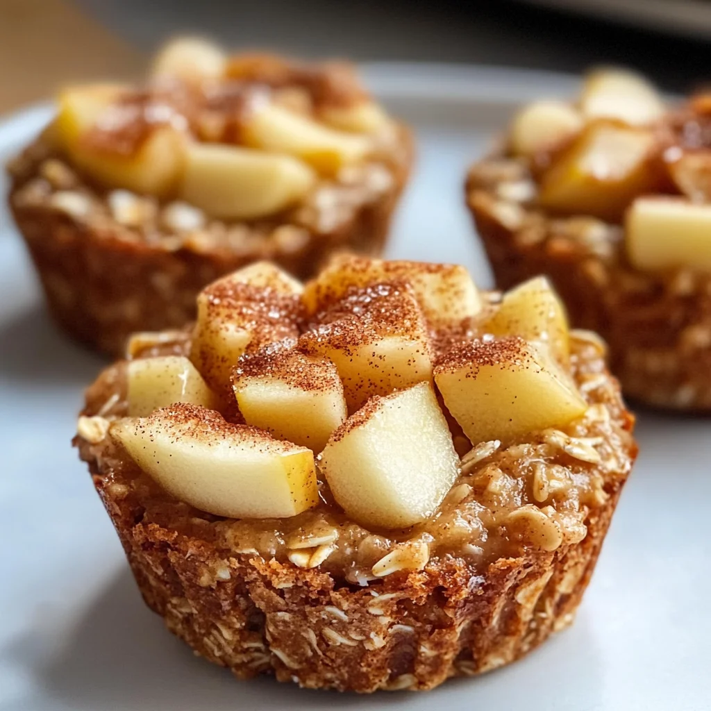 Tasty Baked Apple Cinnamon Oatmeal Cups