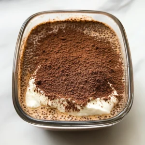 Tiramisu Chia Pudding