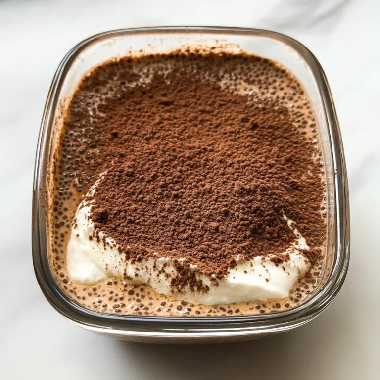 Tiramisu Chia Pudding