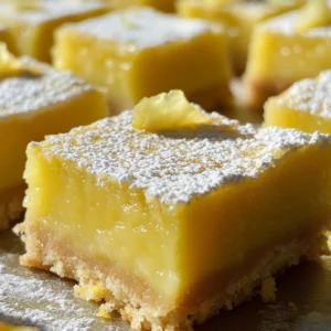 Vegan Lemon Bar Recipe