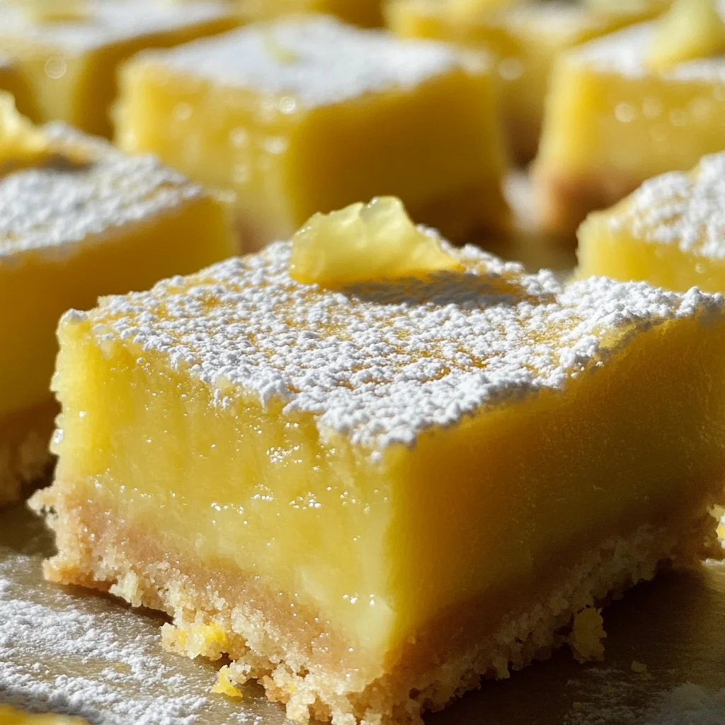 Vegan Lemon Bar Recipe