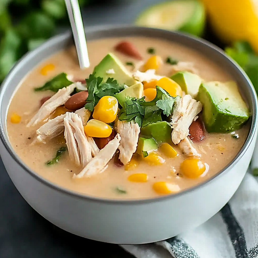 Crockpot White Chicken Chili – Easy, Creamy & Hearty