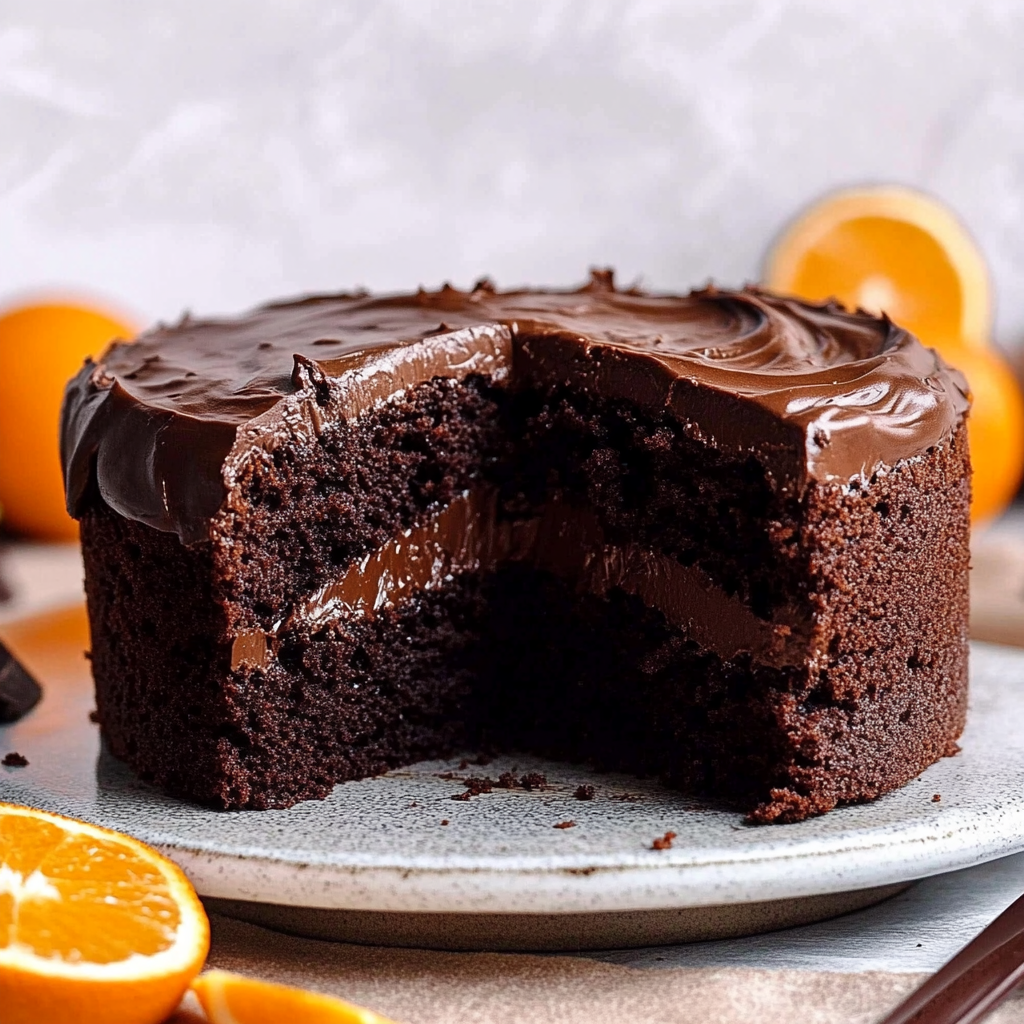 Moist Chocolate Orange Cake