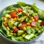 Avocado Salad with Lime Cilantro Dressing