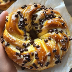 Brioches Roulées Crème Vanille & Pépites de Chocolat