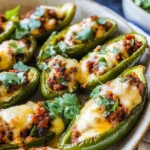 Cheese and Chorizo Stuffed Jalapeños