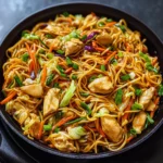 Chicken Chow Mein with the Best Chow Mein Sauce