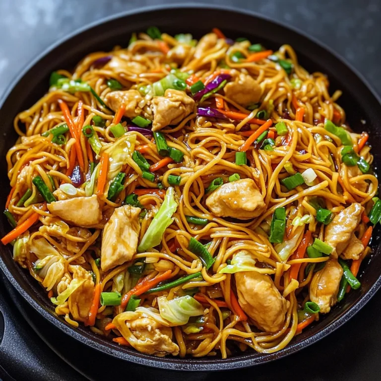 Chicken Chow Mein with the Best Chow Mein Sauce