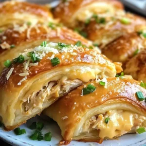 Chicken Stuffed Crescent Rolls Recipe - Easy & Delicious