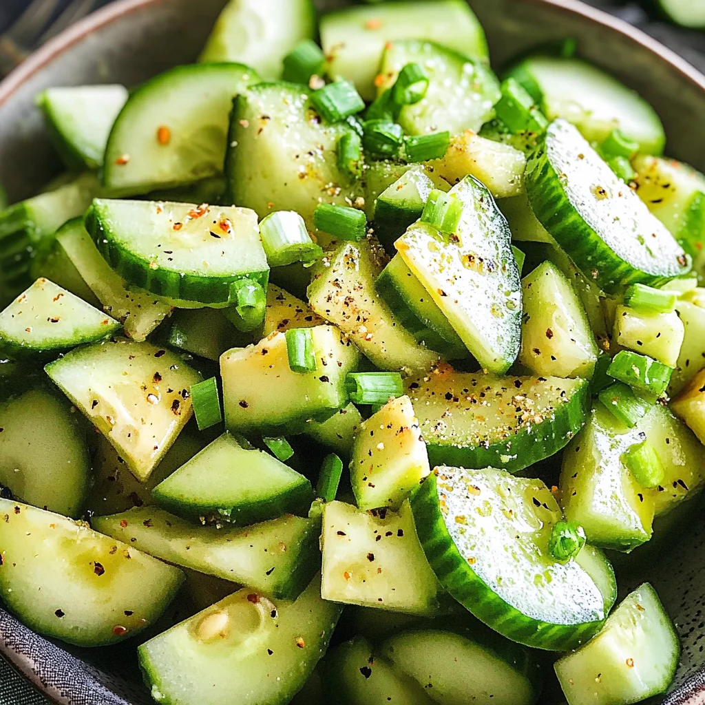 Cucumber Avocado Salad