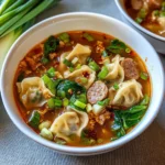 Deconstructed Wonton Soup