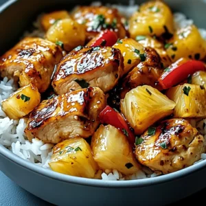 Deliciously Easy Pineapple Chicken and Rice