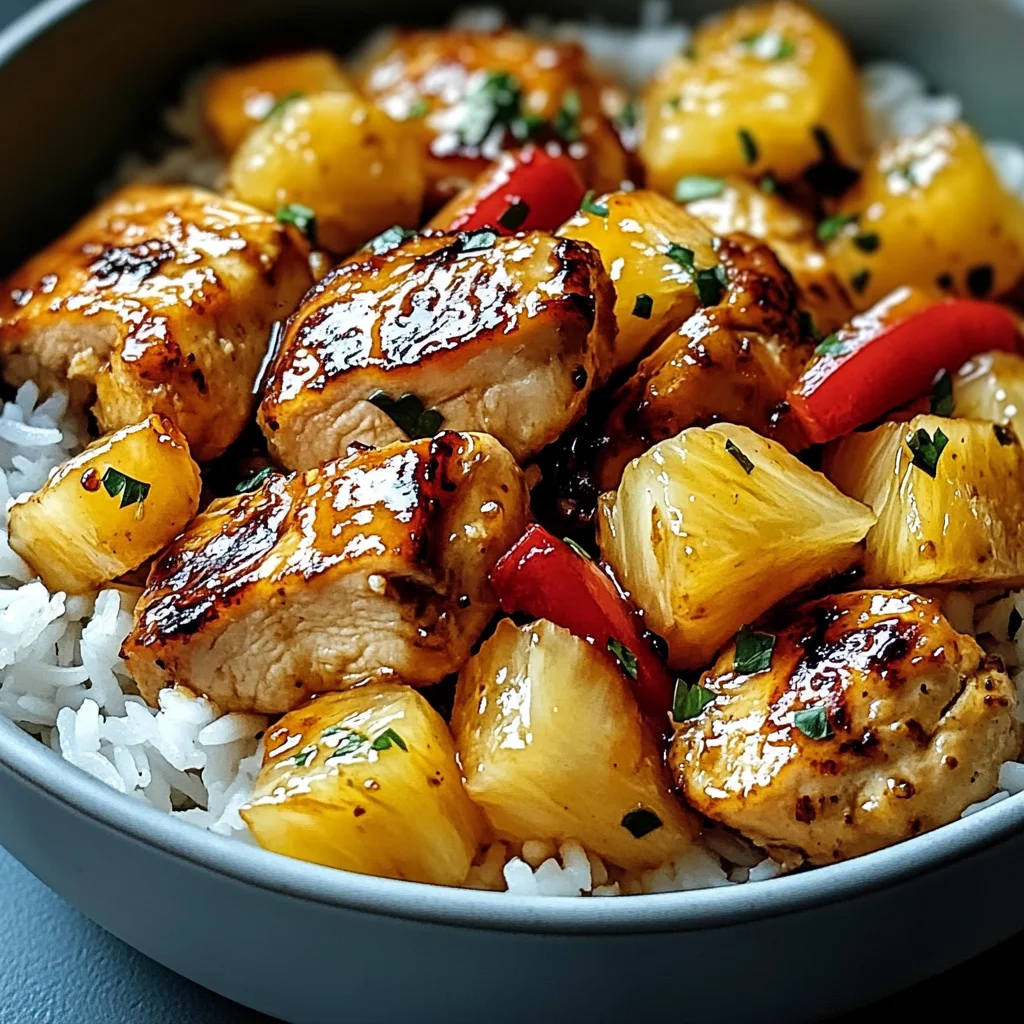 Deliciously Easy Pineapple Chicken and Rice