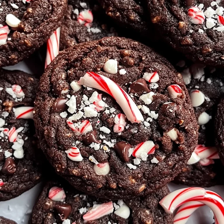 Double Chocolate Peppermint Cookies