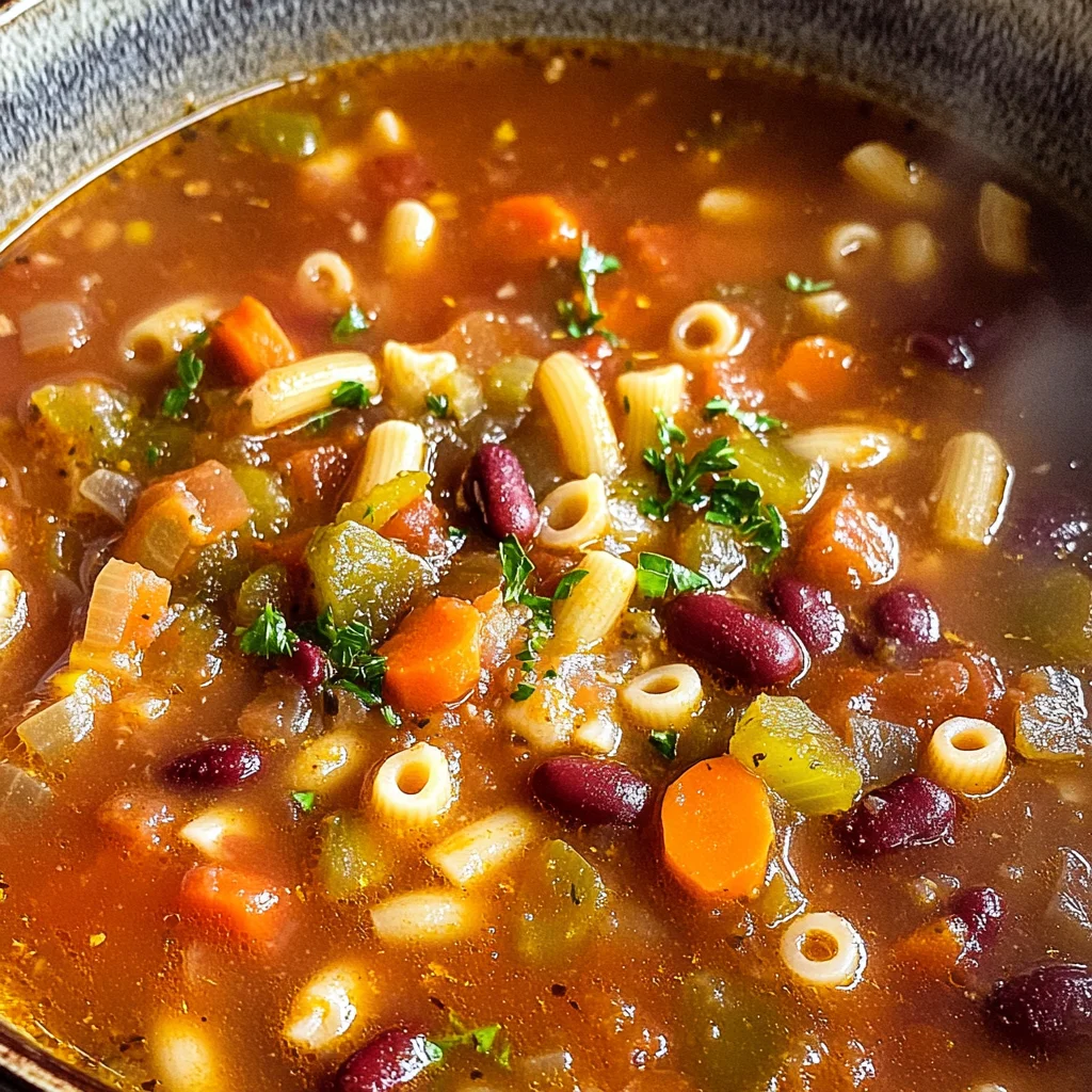 Hearty Pasta Fagioli Soup