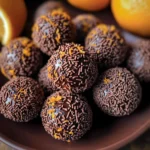 Juicy Orange Chocolate Christmas Truffles