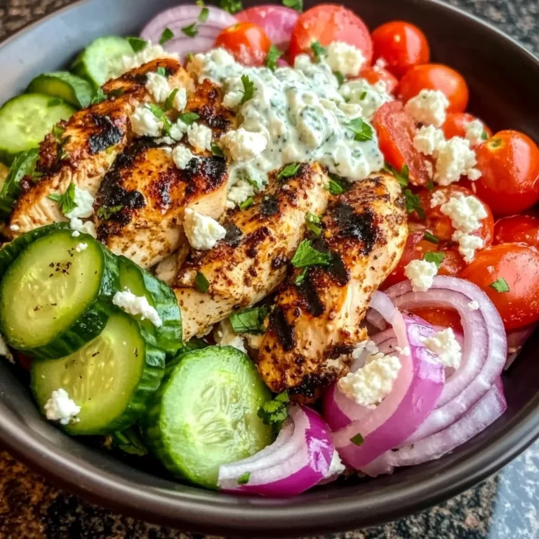 Loaded Mediterranean Chicken Power Bowl