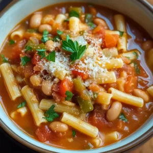 Mama Mia& Hearty Pasta Fagioli Soup