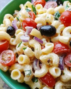 Overnight Pasta Salad (the BEST Pasta Salad EVER)