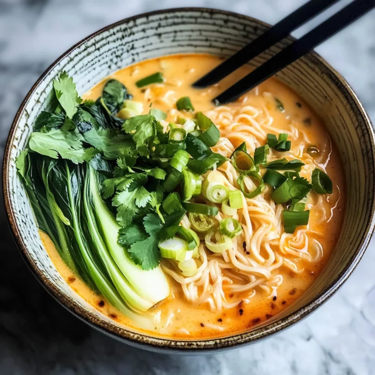 Quick Spicy Coconut Noodles