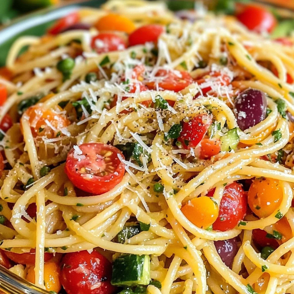 Spaghetti Pasta Salad