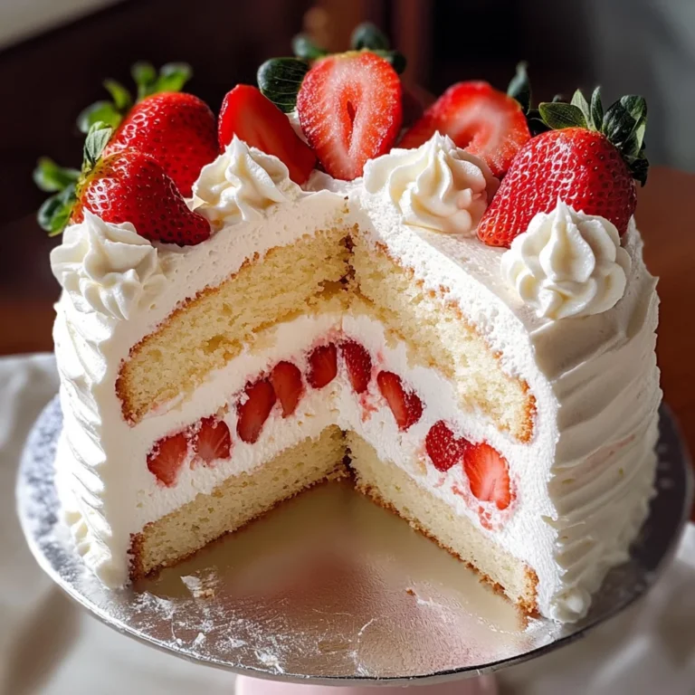Strawberry Chiffon Cake