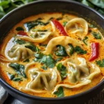 Thai Potsticker Coconut Soup