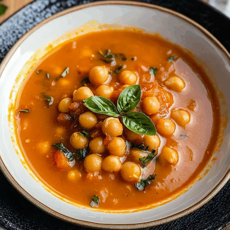 25- Minutes Moroccan Chickpea Soup Recipe - Perfect For Dining Experience