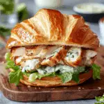Chicken Caesar Croissant Sandwich