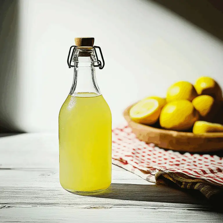 Homemade Limoncello