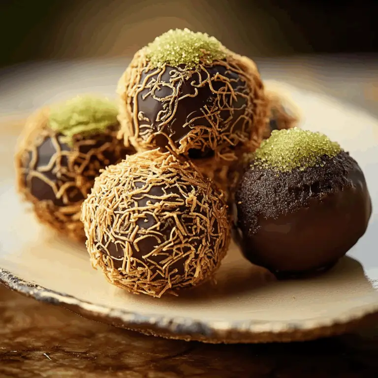 Indulge in Luxurious Dubai Chocolate Balls Today