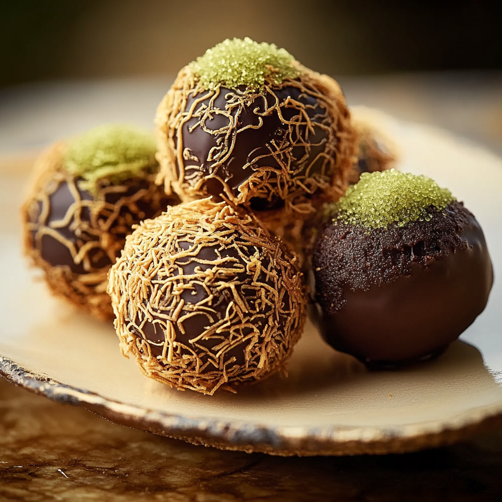 Indulge in Luxurious Dubai Chocolate Balls Today