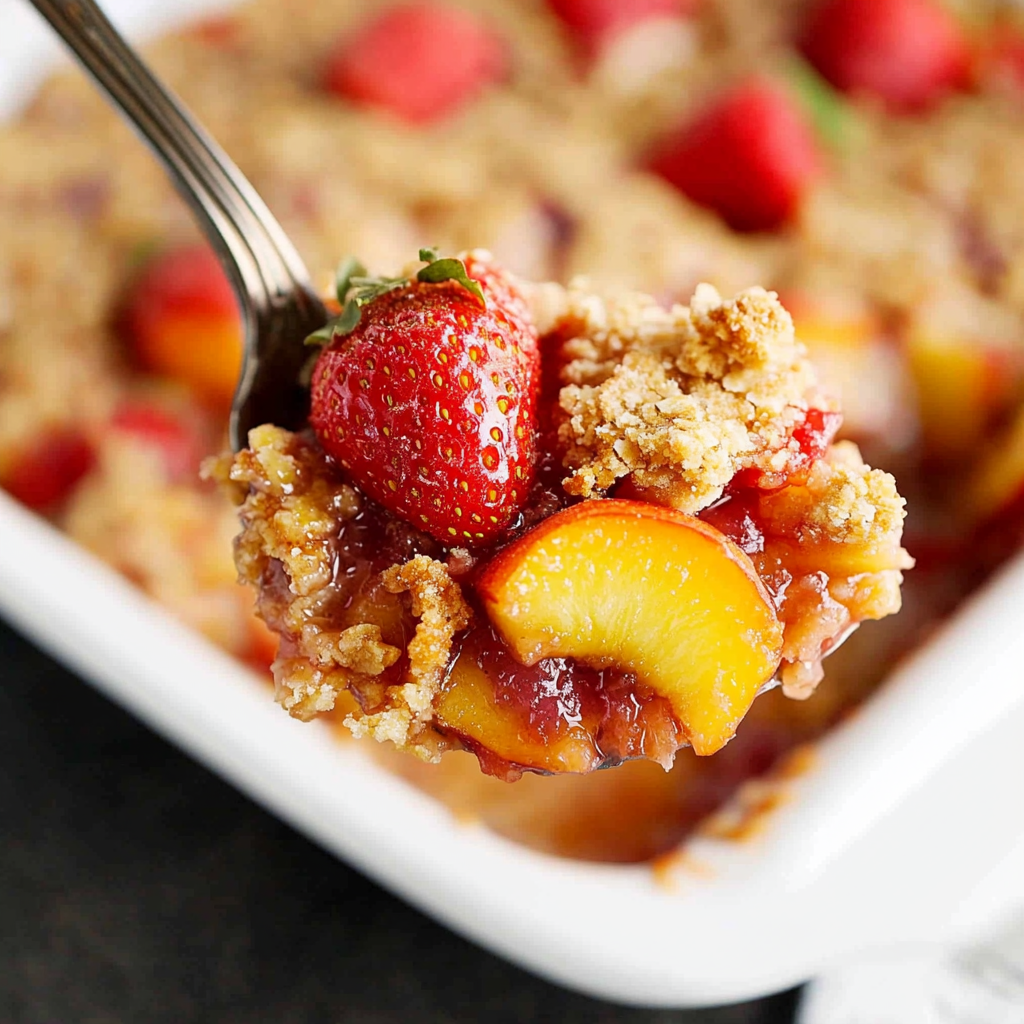 Strawberry Peach Crisp