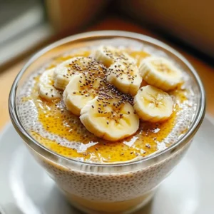Banana Coconut Milk Chia Seed Pudding