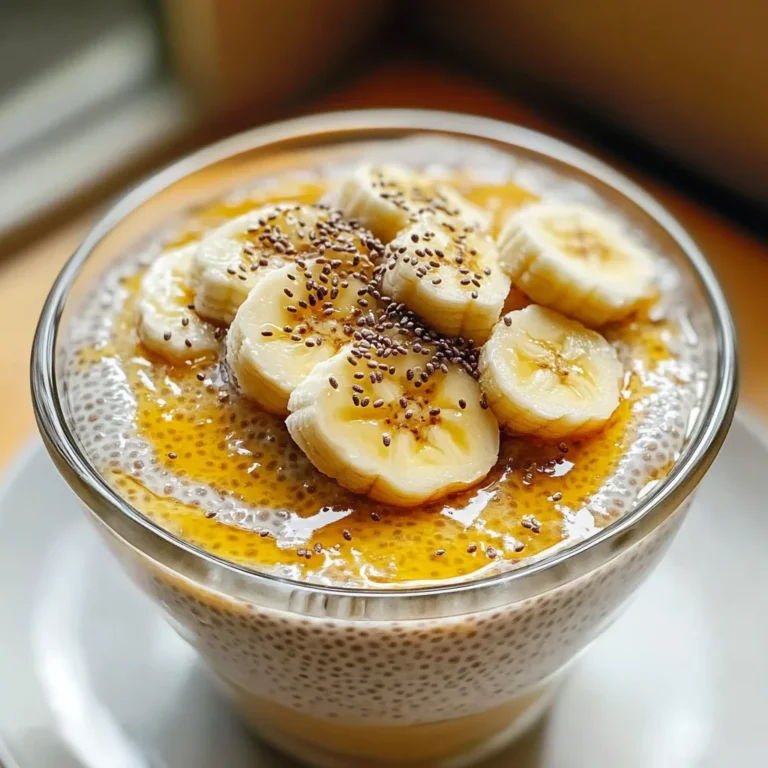 Banana Coconut Milk Chia Seed Pudding