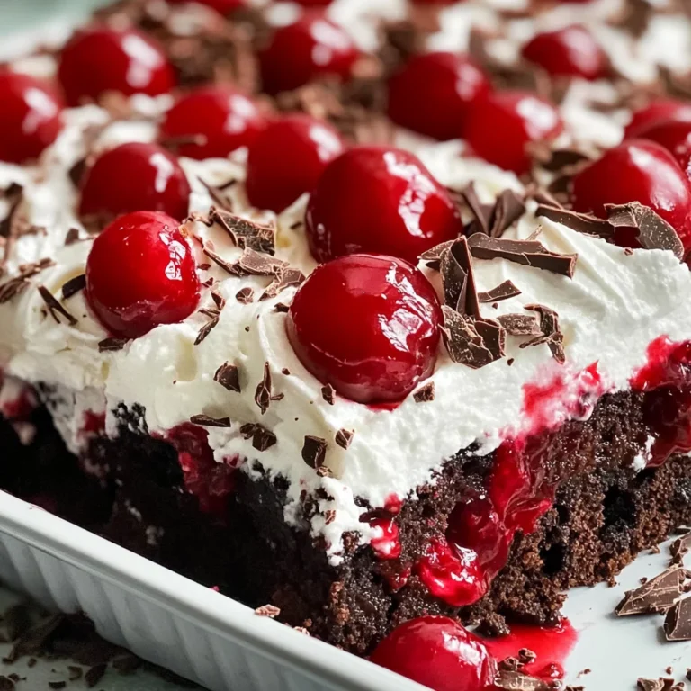 Black Forest Poke Cake Recipe