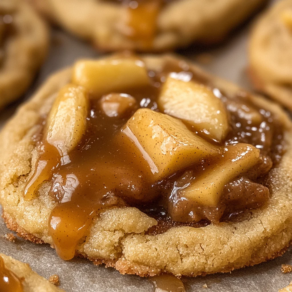 Caramel Apple Pie Cookies