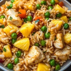Chicken and Pineapple Fried Rice