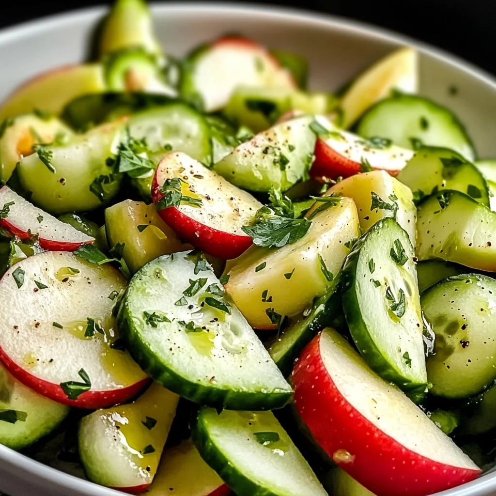 Cucumber Apple Salad