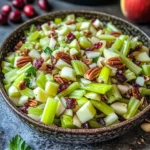 Delicious Harvest Celery Salad with Sweet Maple-Pecan Twist
