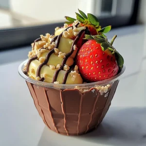 Dubai Chocolate Strawberry Cup