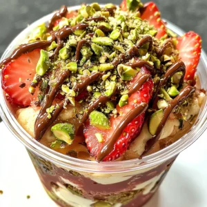 Dubai Strawberry Cups