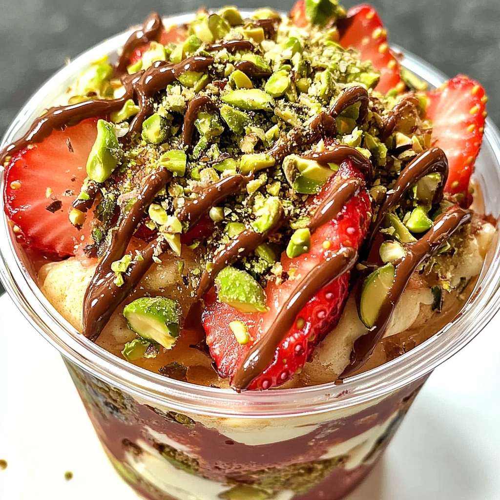 Dubai Strawberry Cups