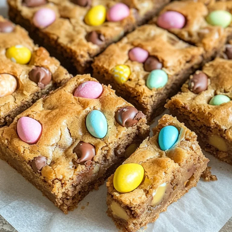 Easter Cadbury Mini Egg Blondies
