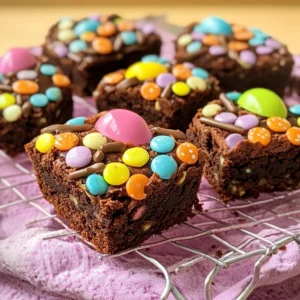 Easter Egg Brownies