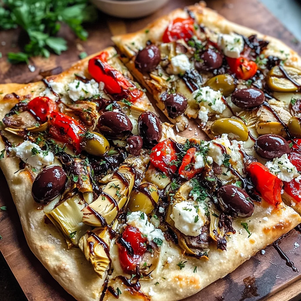 Easy Mediterranean Flatbread