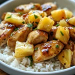 Easy Pineapple Chicken with Rice Everyone Loves