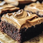 Frosted Coffee Brownies
