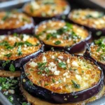Garlic Herb Crusted Eggplant Slices: Recipe Completion and Serving Suggestions
